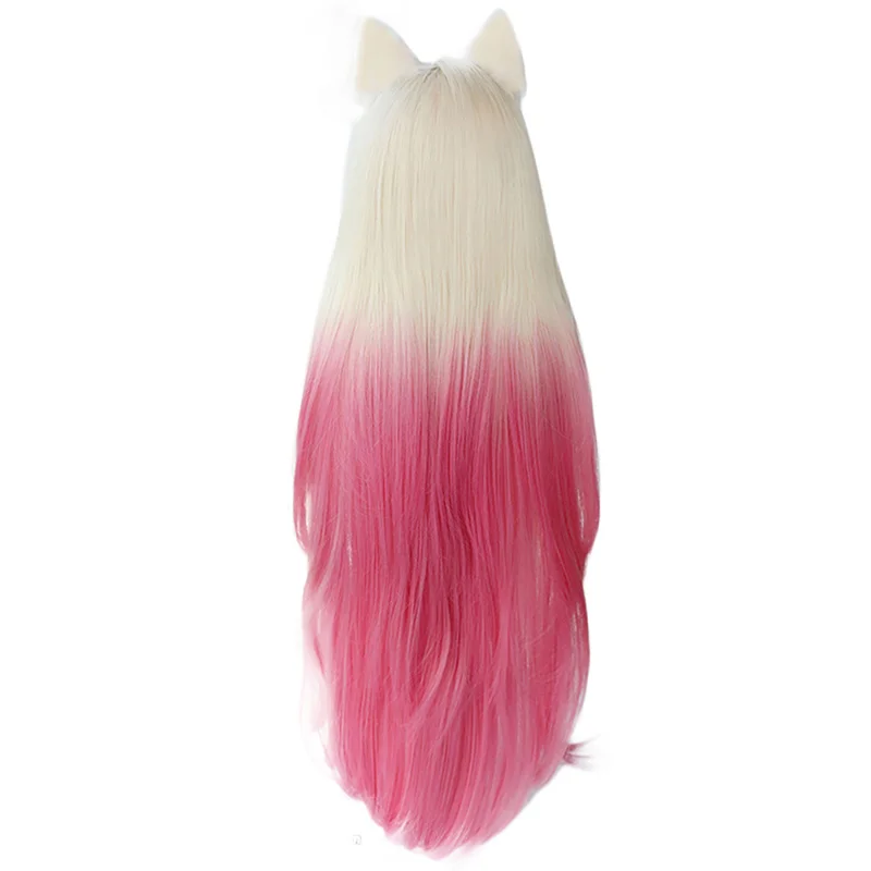 KDA Baddest Ahri Cosplay Wigs LOL KDA Cosplay Blonde Mixed Pink Heat Resistant Synthetic Hair Pelucas
KDA Baddest Ahri Cosplay Wigs LOL KDA Cosplay Blonde Mixed Pink Heat Resistant Synthetic Hair Pelucas