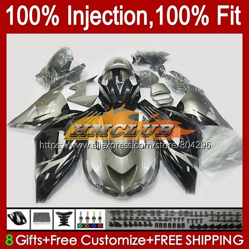 Инъекция для KAWASAKI NINJA ZX-14R ZZR1400 92No.30 ZX14R 12 13 серебристый черный 14 2015 2016 2017 ZX 14R 2012 2013 15 16 17 обтекатель 
Инъекция для KAWASAKI NINJA ZX-14R ZZR1400 92No.30 ZX14R 12 13 серебристый черный 14 2015 2016 2017 ZX 14R 2012 2013 15 16 17 обтекатель