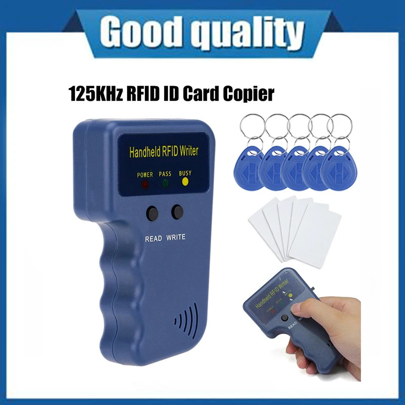 Card Reader Copier Writer Duplicator Programmer Rewritable ID Keyfob Tags Handheld 125Khz Copier
Card Reader Copier Writer Duplicator Programmer Rewritable ID Keyfob Tags Handheld 125Khz Copier