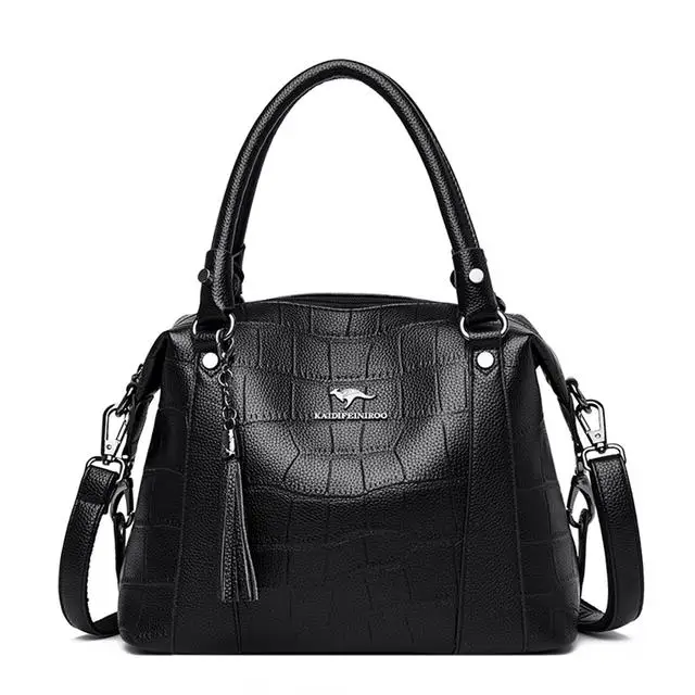 Stone Pattern Handbags for Women Fashion Tassel Designer Women's Shoulder Crossbody Bag Ladies Leather Messenger Bags
Stone Pattern Handbags for Women Fashion Tassel Designer Women's Shoulder Crossbody Bag Ladies Leather Messenger Bags
