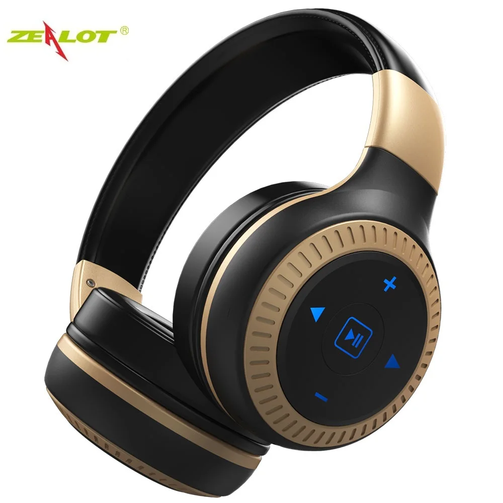 ZEALOT B20 Stereo Bluetooth Earphone Headphones with Microphone with Bass Touch Control Wireless Headset for Phones Computer
ZEALOT B20 Stereo Bluetooth Earphone Headphones with Microphone with Bass Touch Control Wireless Headset for Phones Computer