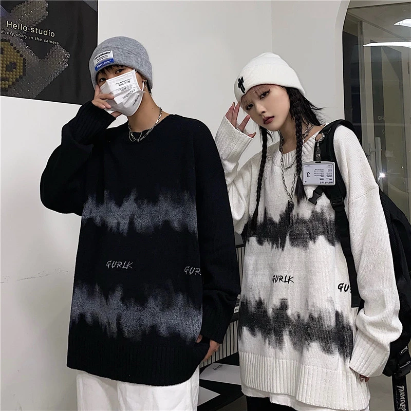 Harajuku Korea winter Vintage tie-dye knit Hip hop sweater Women Oversized Sweaters Long Sleeve Top Fashion Streetwear Pullovers
Harajuku Korea winter Vintage tie-dye knit Hip hop sweater Women Oversized Sweaters Long Sleeve Top Fashion Streetwear Pullovers