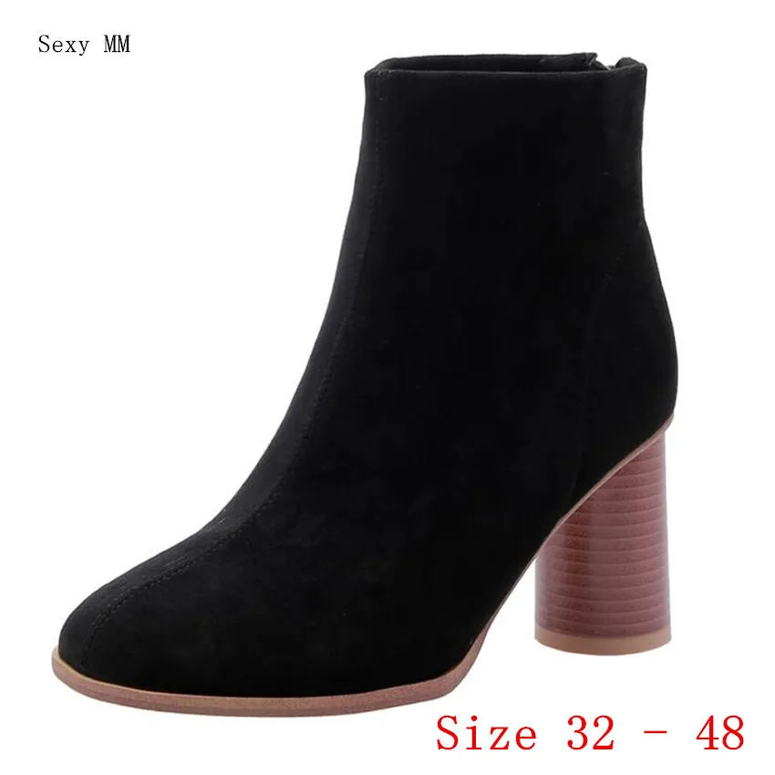 Spring Autumn High Heels Women Ankle Boots High Heel Shoes Woman Short Boots Small Plus Size 32 - 48
Spring Autumn High Heels Women Ankle Boots High Heel Shoes Woman Short Boots Small Plus Size 32 - 48