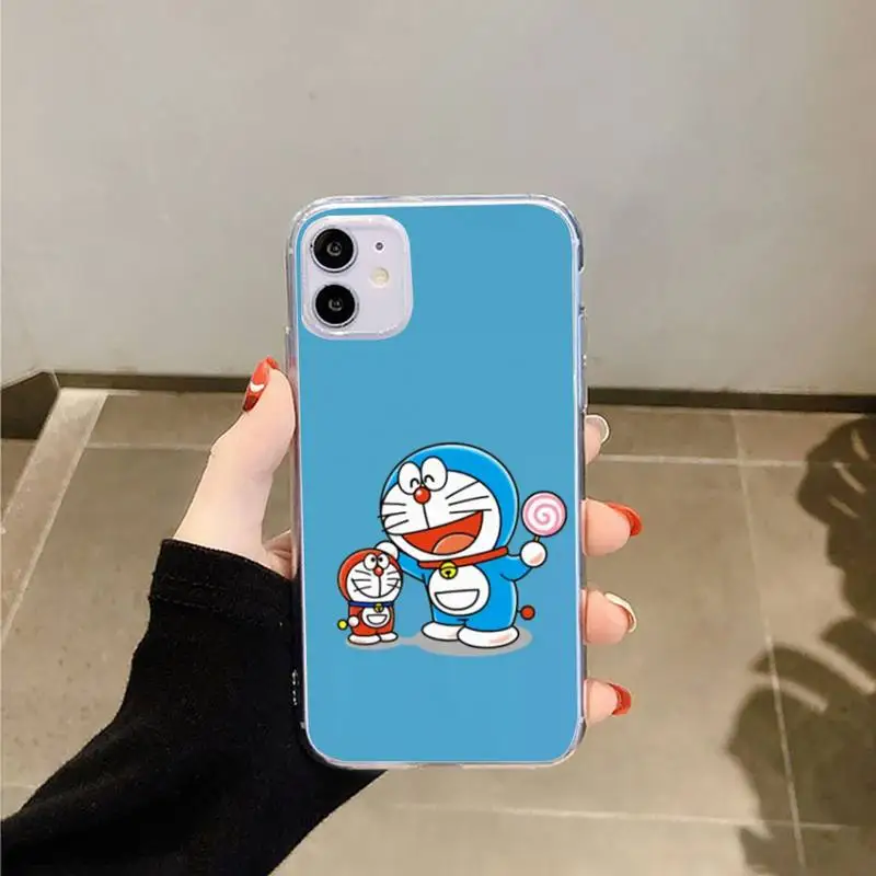 Cute animal Doraemon Robot cat Phone Case Transparent for iPhone 6 7 8 11 12 s mini pro X XS XR MAX Plus
Cute animal Doraemon Robot cat Phone Case Transparent for iPhone 6 7 8 11 12 s mini pro X XS XR MAX Plus