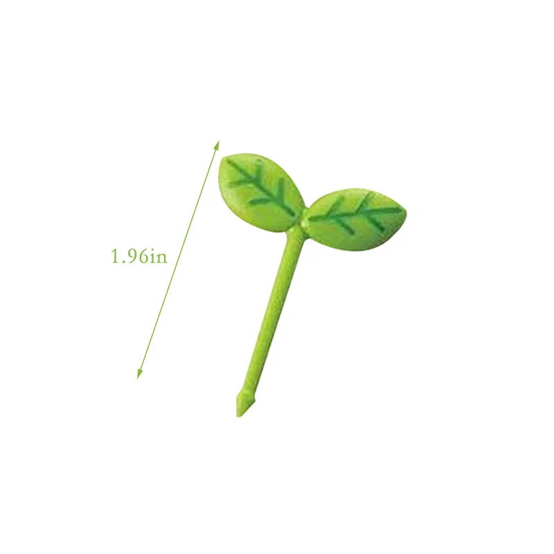 8pcs Fruit Fork Children Toothpick Food Prod Leaves Plastic Decoration Lunch Box Accessory Small Salad Tiny Fork Mini Cake Fork
8pcs Fruit Fork Children Toothpick Food Prod Leaves Plastic Decoration Lunch Box Accessory Small Salad Tiny Fork Mini Cake Fork