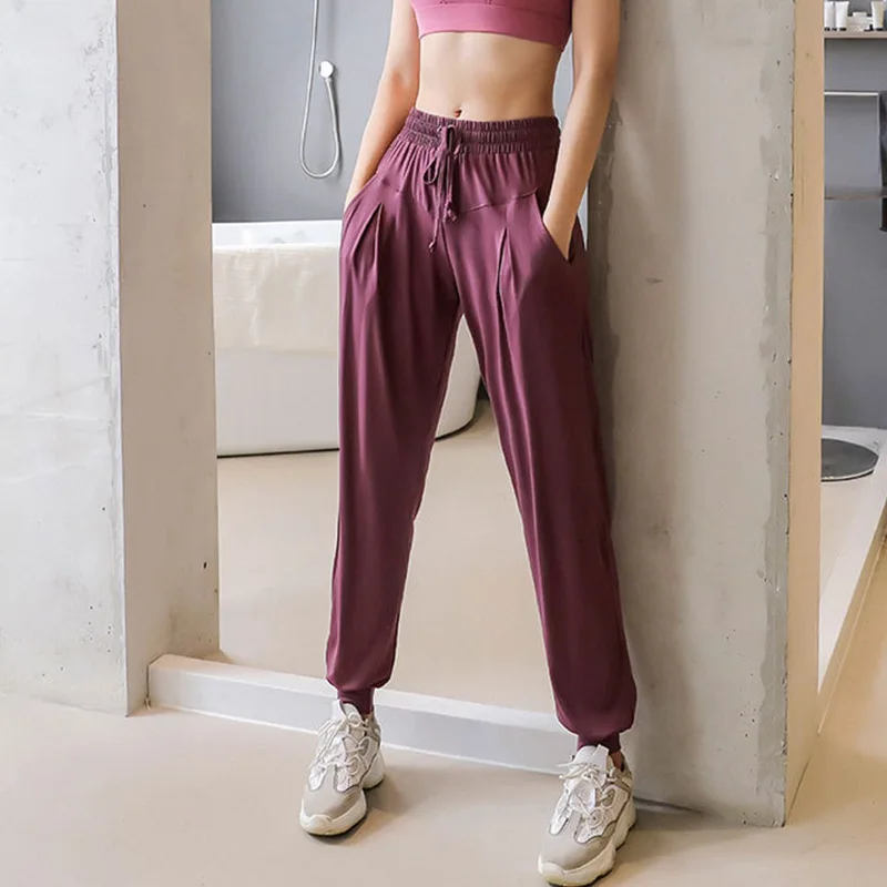 Sports Pants Women Loose-Fit Casual Pants Running Quick-Dry GymnasticSummer Thin High Waist Pants
Sports Pants Women Loose-Fit Casual Pants Running Quick-Dry GymnasticSummer Thin High Waist Pants