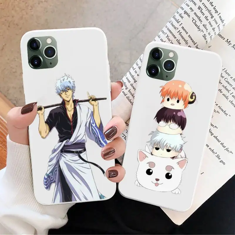 Cute Japan Anime GINTAMA Fundas Phone Case For Iphone 6 6s 7 8 Plus XR X XS XSmax 11 12 Pro Mini Max Candy White Silicone Cover
Cute Japan Anime GINTAMA Fundas Phone Case For Iphone 6 6s 7 8 Plus XR X XS XSmax 11 12 Pro Mini Max Candy White Silicone Cover