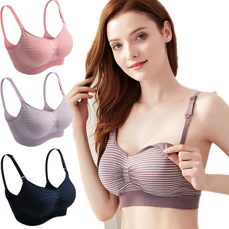 Wirefree Women Clothes 2021 Breastfeeding Sleep Bra Women Nursing Bra Pregnancy Clothes For Maternity Plus Size
Wirefree Women Clothes 2021 Breastfeeding Sleep Bra Women Nursing Bra Pregnancy Clothes For Maternity Plus Size