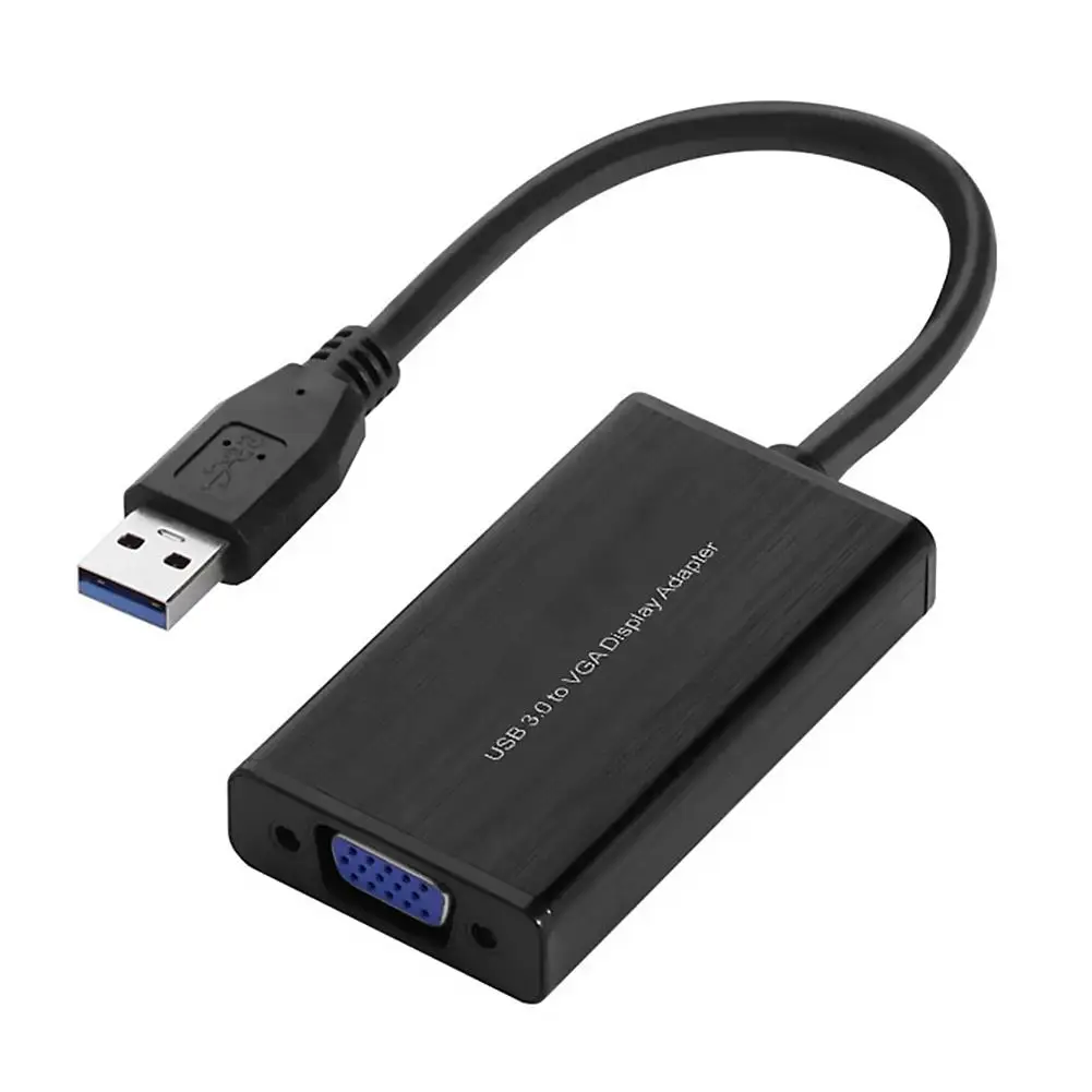 5Gbps 1080p USB3.0 to VGA Converter Video Display Adapter Cable for PC Windows Convenient for Greatly Improve Efficiency
5Gbps 1080p USB3.0 to VGA Converter Video Display Adapter Cable for PC Windows Convenient for Greatly Improve Efficiency