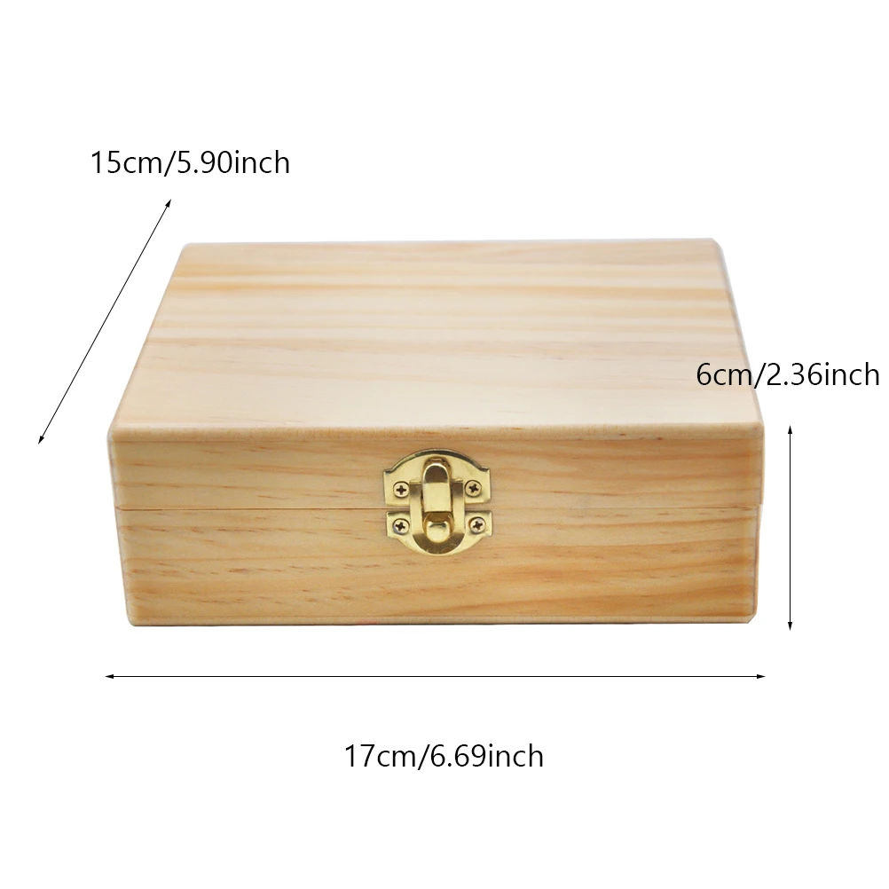 1PC Wooden Cigar Storage Box Compartments Cigarette Tool Storage Case Pine Wood Storage Container For Home Office Gift
1PC Wooden Cigar Storage Box Compartments Cigarette Tool Storage Case Pine Wood Storage Container For Home Office Gift