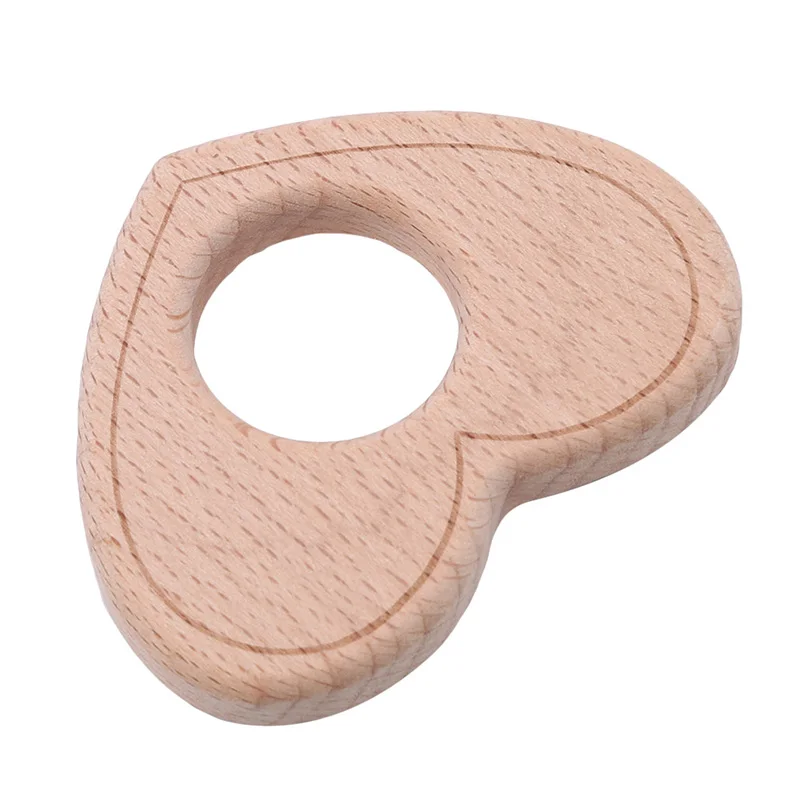 New Arrivals Natural Beech Wooden Baby Teether DIY Heart Shape Ring Craft Children Chew Toys Baby Products
New Arrivals Natural Beech Wooden Baby Teether DIY Heart Shape Ring Craft Children Chew Toys Baby Products