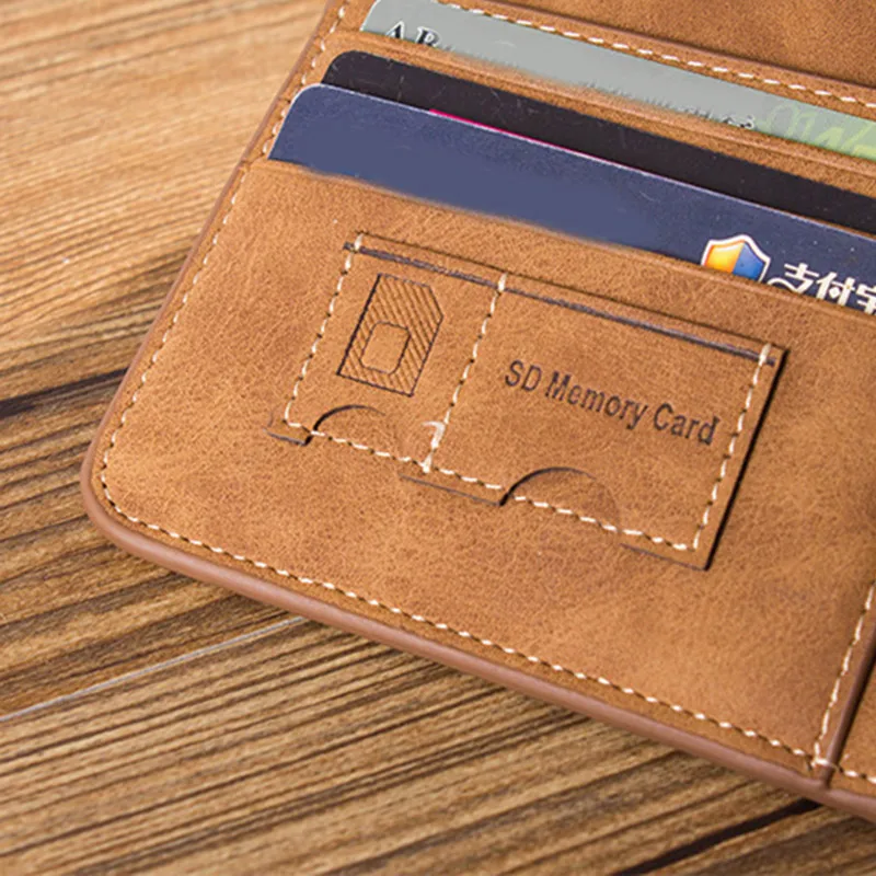 Men Leather Wallet Pockets ID Card Holder Billfold Slim Bifold Purse Retro Frosted Wallet J55 
Men Leather Wallet Pockets ID Card Holder Billfold Slim Bifold Purse Retro Frosted Wallet J55