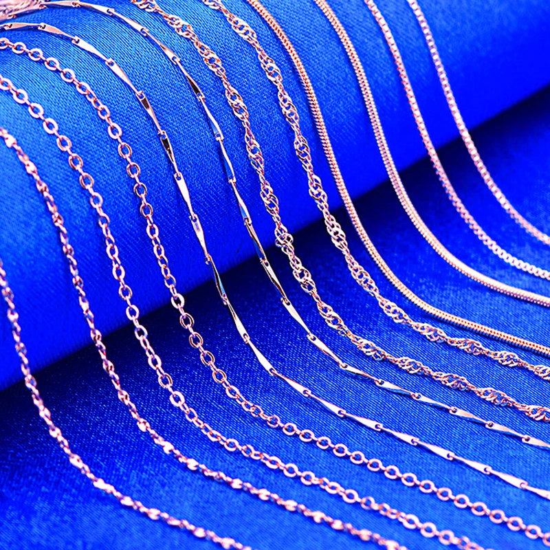 Women's Minimalist Necklaces Snake Chain Water-Wave Chain Elegant Necklace Party Neck Chains Gift Jewelry Rope Chain Rose Gold
Women's Minimalist Necklaces Snake Chain Water-Wave Chain Elegant Necklace Party Neck Chains Gift Jewelry Rope Chain Rose Gold