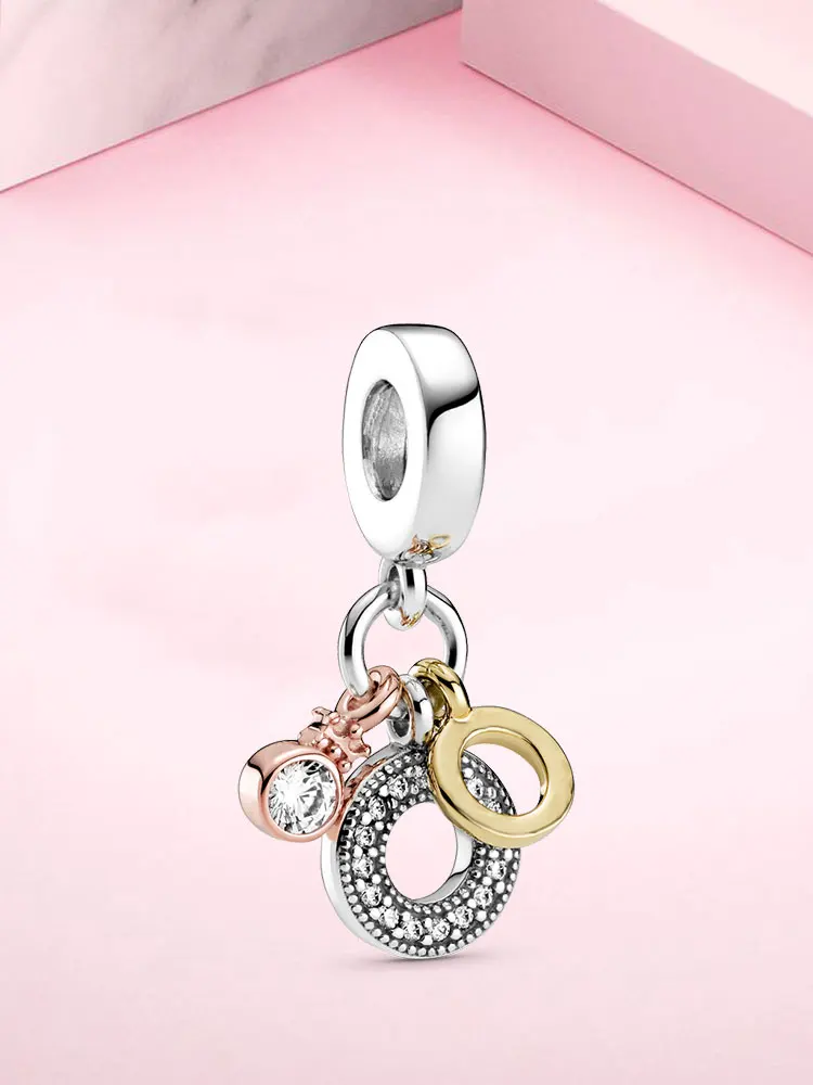925 Sterling Silver Pendant for Bracelet Triple Monogram & Logo Dangle Charm fit for Original 925 Silver Bracelet or Necklace
925 Sterling Silver Pendant for Bracelet Triple Monogram & Logo Dangle Charm fit for Original 925 Silver Bracelet or Necklace