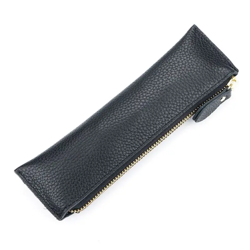 Handmade Leather Pencil Bag Vintage Retro Zipper Fountain Pen Makeup Brush Pouch Case School Office Stationery
Handmade Leather Pencil Bag Vintage Retro Zipper Fountain Pen Makeup Brush Pouch Case School Office Stationery