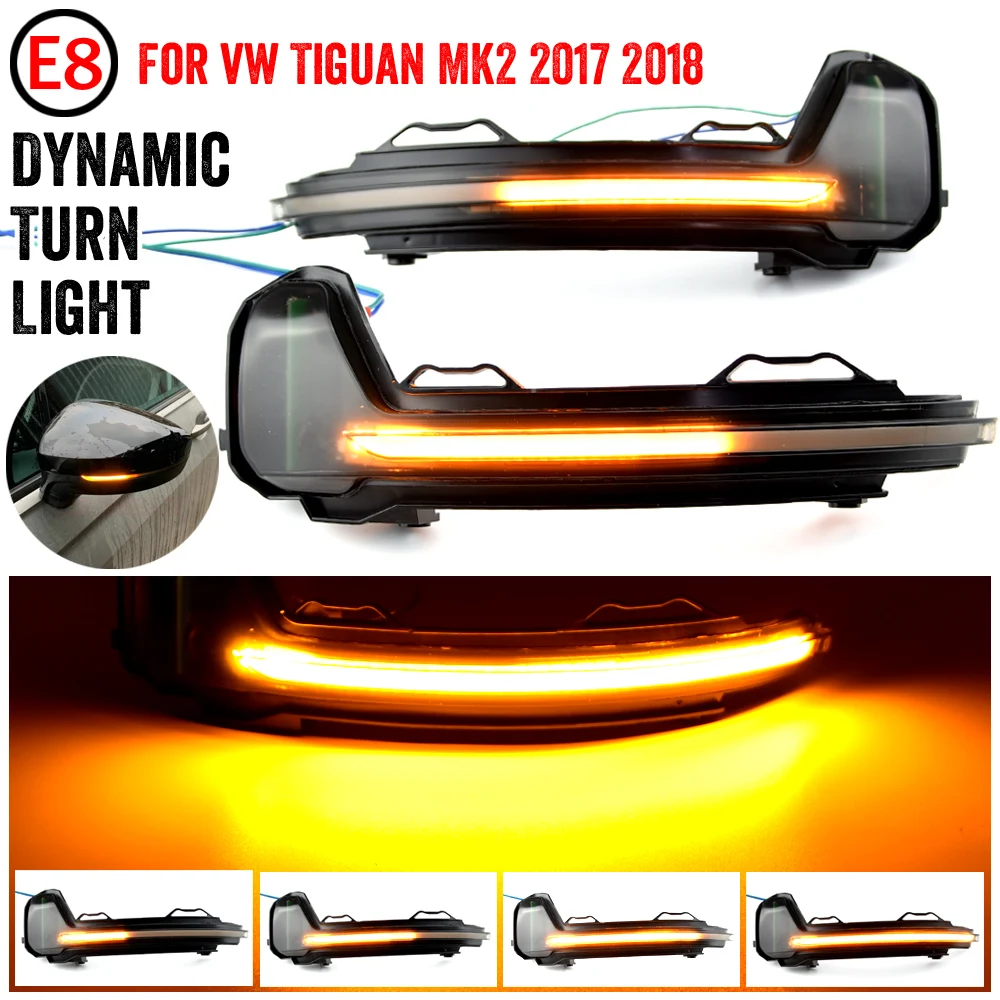 LED Dynamic Turn Signal Light Side Rearview Mirror Indicator Sequential 2pcs For VW Volkswagen Tiguan MK2 2017 Touareg MK3 2019 
LED Dynamic Turn Signal Light Side Rearview Mirror Indicator Sequential 2pcs For VW Volkswagen Tiguan MK2 2017 Touareg MK3 2019