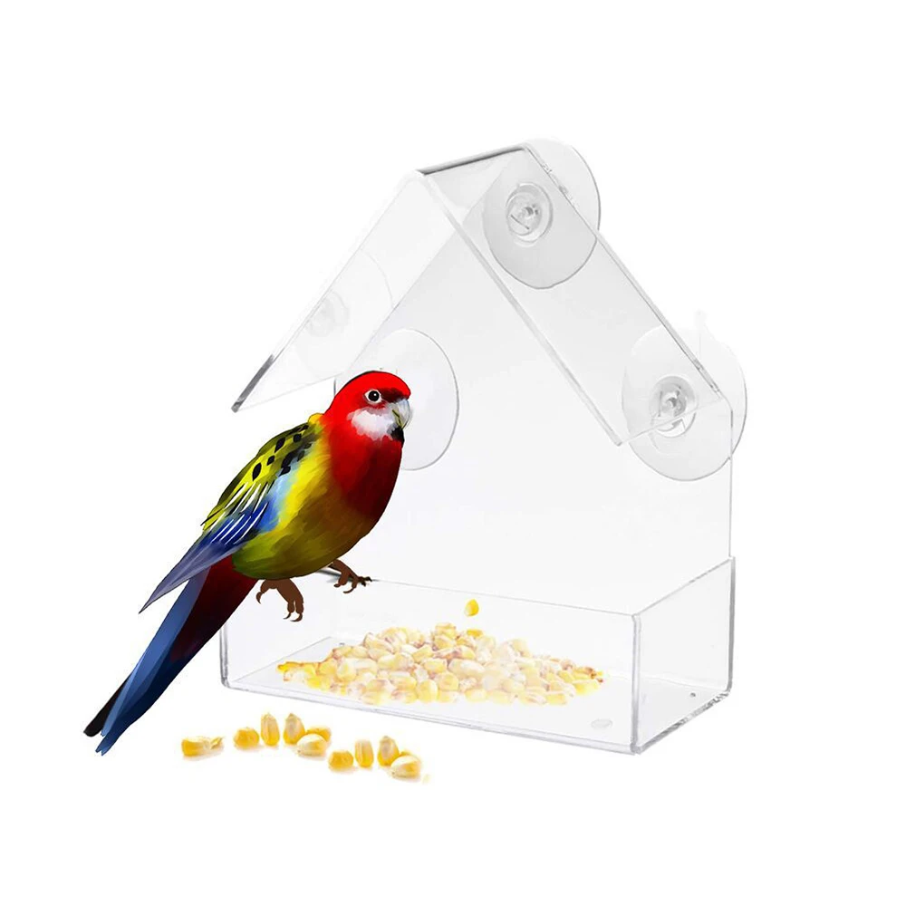 Indoor And Outdoor Bird Feeders, Creative Transparent Sucker Bird Feeders Bird Feeder Plastic
Indoor And Outdoor Bird Feeders, Creative Transparent Sucker Bird Feeders Bird Feeder Plastic