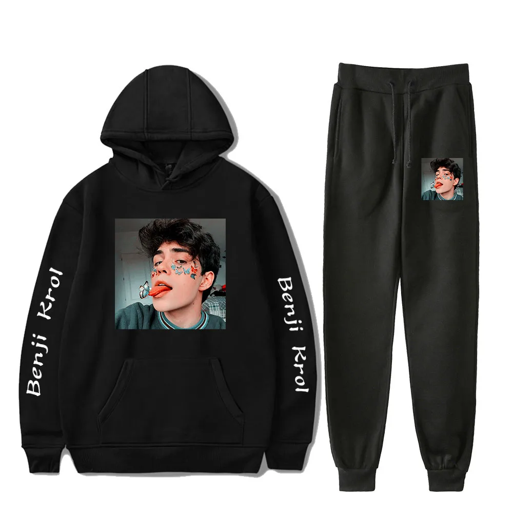 WAWNI Benji Krol Hoodie Sweatshirt Two Piece Suit Cotton Popular Casual Pullover Pants Harajuku Wtreetwear Set 2020 New Suit
WAWNI Benji Krol Hoodie Sweatshirt Two Piece Suit Cotton Popular Casual Pullover Pants Harajuku Wtreetwear Set 2020 New Suit