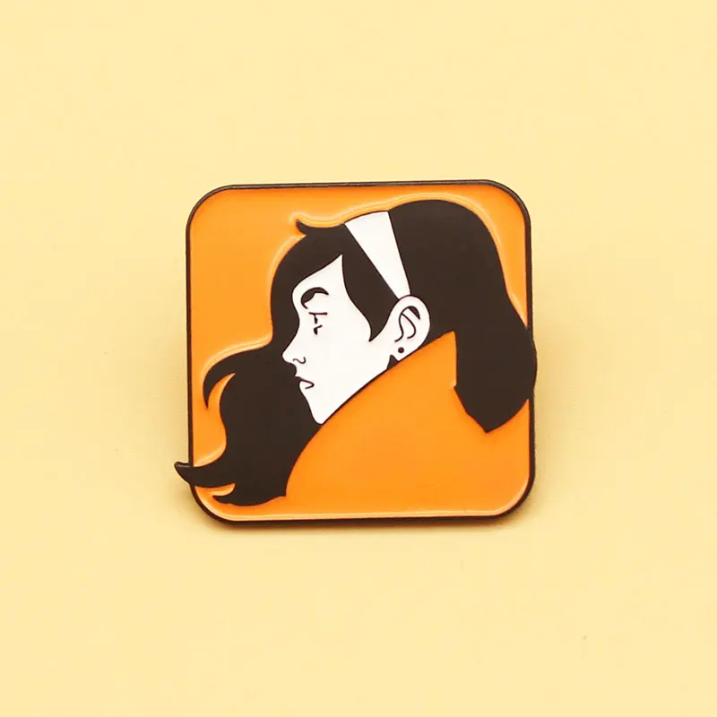 modern girl brooch and enamel pins Men and women fashion jewelry gifts anime movie novel lapel badges
modern girl brooch and enamel pins Men and women fashion jewelry gifts anime movie novel lapel badges
