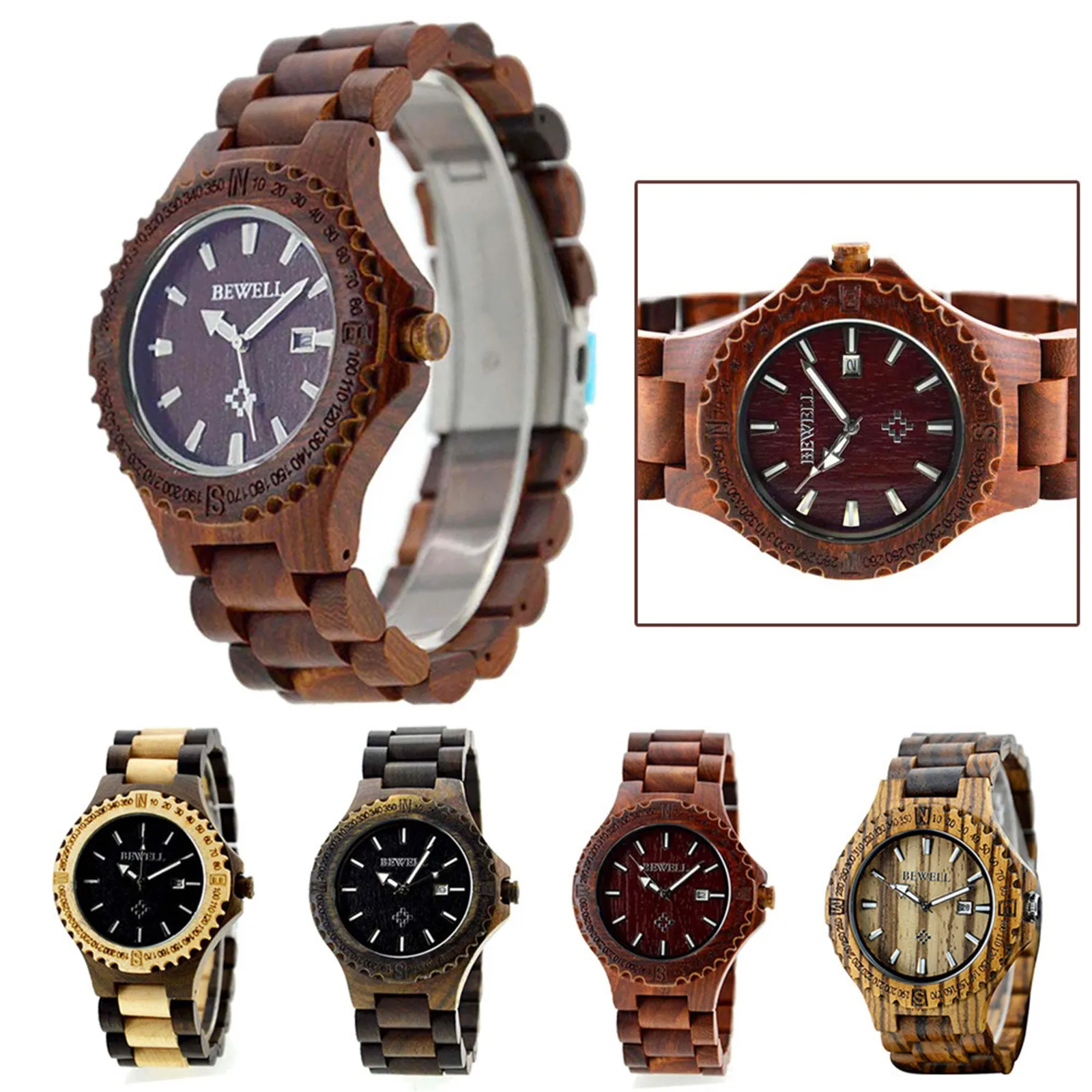 2021 Creative Men's Natural Wooden Wristwatch Casual Fashion Wood Watch Quartz Watch With Date ang Box Reloj Hombre homme
2021 Creative Men's Natural Wooden Wristwatch Casual Fashion Wood Watch Quartz Watch With Date ang Box Reloj Hombre homme