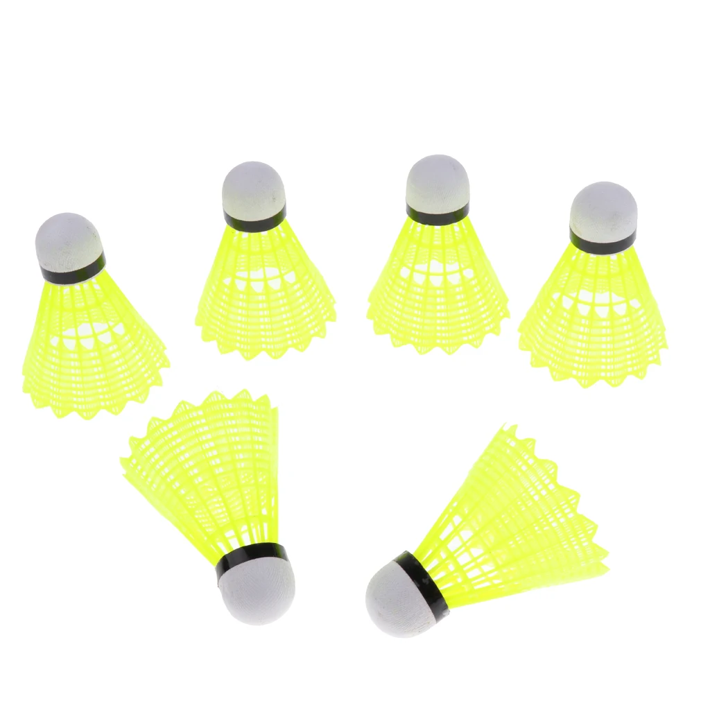 6 Pcs Nylon Badminton Shuttlecocks Balls - Outdoor Indoor Sport Activities - Yellow
6 Pcs Nylon Badminton Shuttlecocks Balls - Outdoor Indoor Sport Activities - Yellow