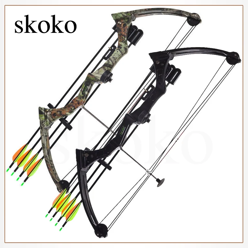 

15-20 Lbs Outdoor Hunting Compound Bow Junxing M110 Shooting Target Set Archery Children Bow Kids Birthday Gift