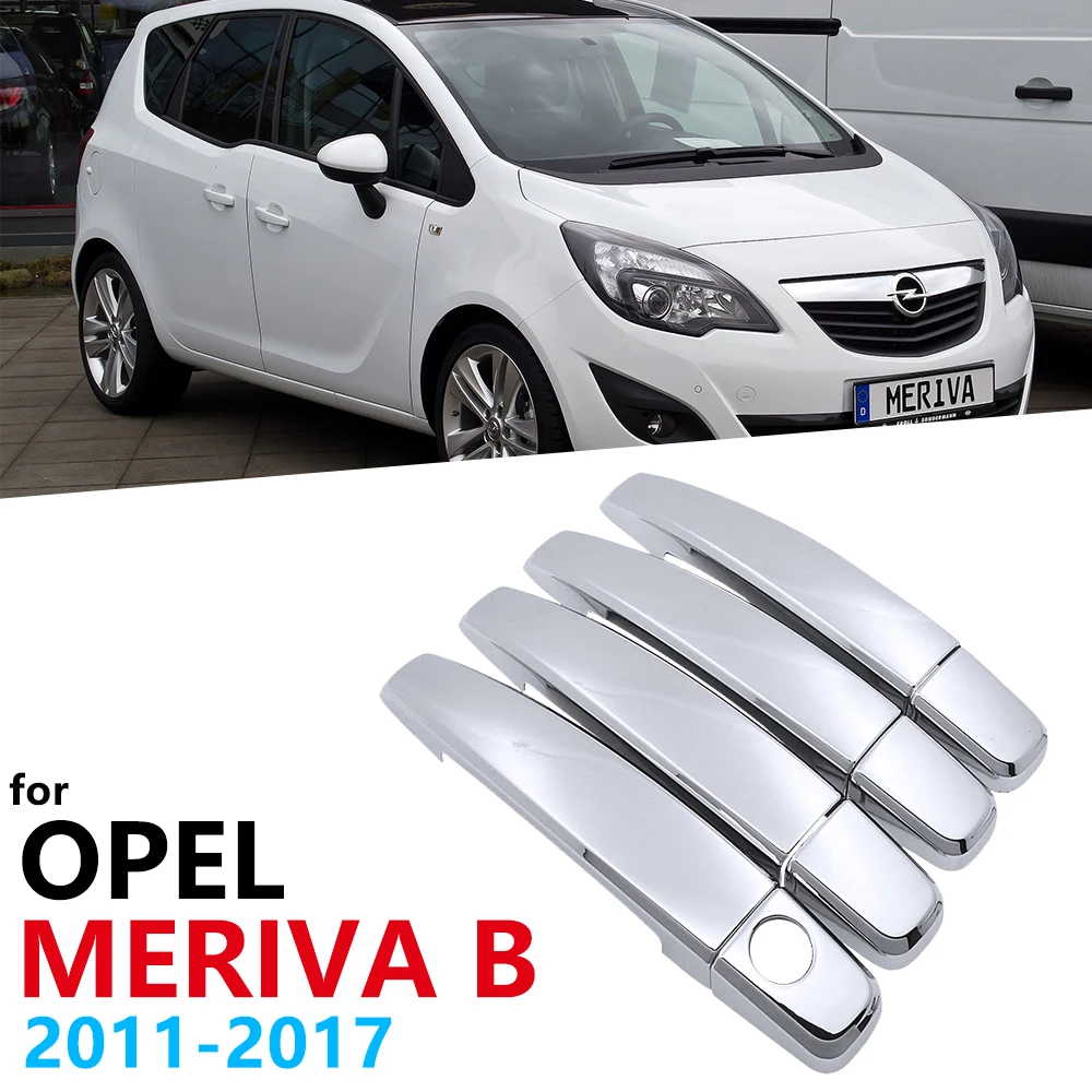 Chrome Handle Cover trim for Opel Vauxhall Meriva B Activan Crossvan 2011 2012 2013 2014 2015 2016 2017 Car Accessories Stickers
Chrome Handle Cover trim for Opel Vauxhall Meriva B Activan Crossvan 2011 2012 2013 2014 2015 2016 2017 Car Accessories Stickers