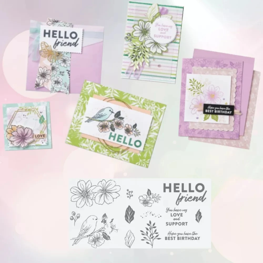 New Hello Friend Clear Silicone Stamps German Craft Metal Cutting Dies Diy Album Scrapbooking Diary Decor 3D Embossing Folders
New Hello Friend Clear Silicone Stamps German Craft Metal Cutting Dies Diy Album Scrapbooking Diary Decor 3D Embossing Folders