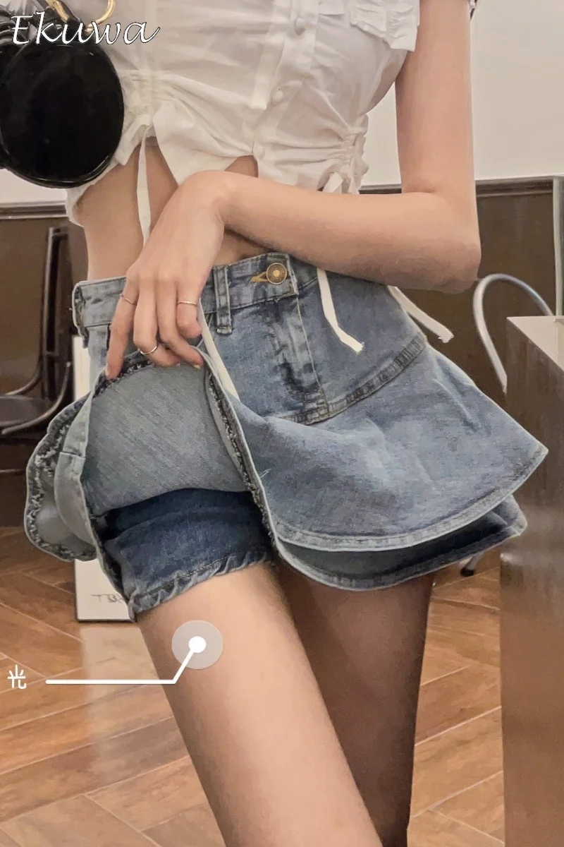 Denim Skirt Women's High Waist Hot Girl Ruffle Fishtail Skirt New A-line Pleated Skirt Summer 2021 Harajuku Y2K Women Skirts Hot
Denim Skirt Women's High Waist Hot Girl Ruffle Fishtail Skirt New A-line Pleated Skirt Summer 2021 Harajuku Y2K Women Skirts Hot