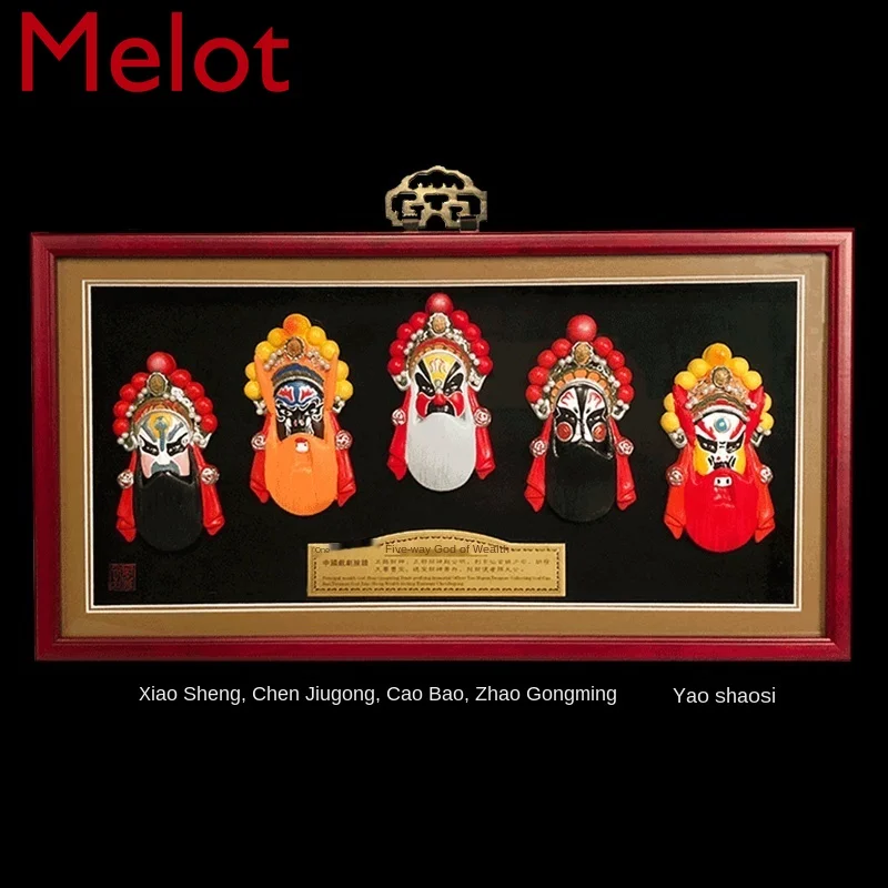 Chinese Clay Pendant Journey To The West Five Way Fortune God Face Show Presents The Special Gift of Leaders and Friends
Chinese Clay Pendant Journey To The West Five Way Fortune God Face Show Presents The Special Gift of Leaders and Friends