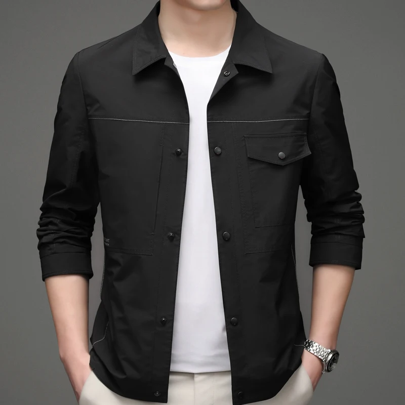 High Quality Solid Color Jacket for Men 2021 Autumn Casual Slim Trench Coat Jackets Tops Steetwear Outwear Windbreaker Erkekler
High Quality Solid Color Jacket for Men 2021 Autumn Casual Slim Trench Coat Jackets Tops Steetwear Outwear Windbreaker Erkekler
