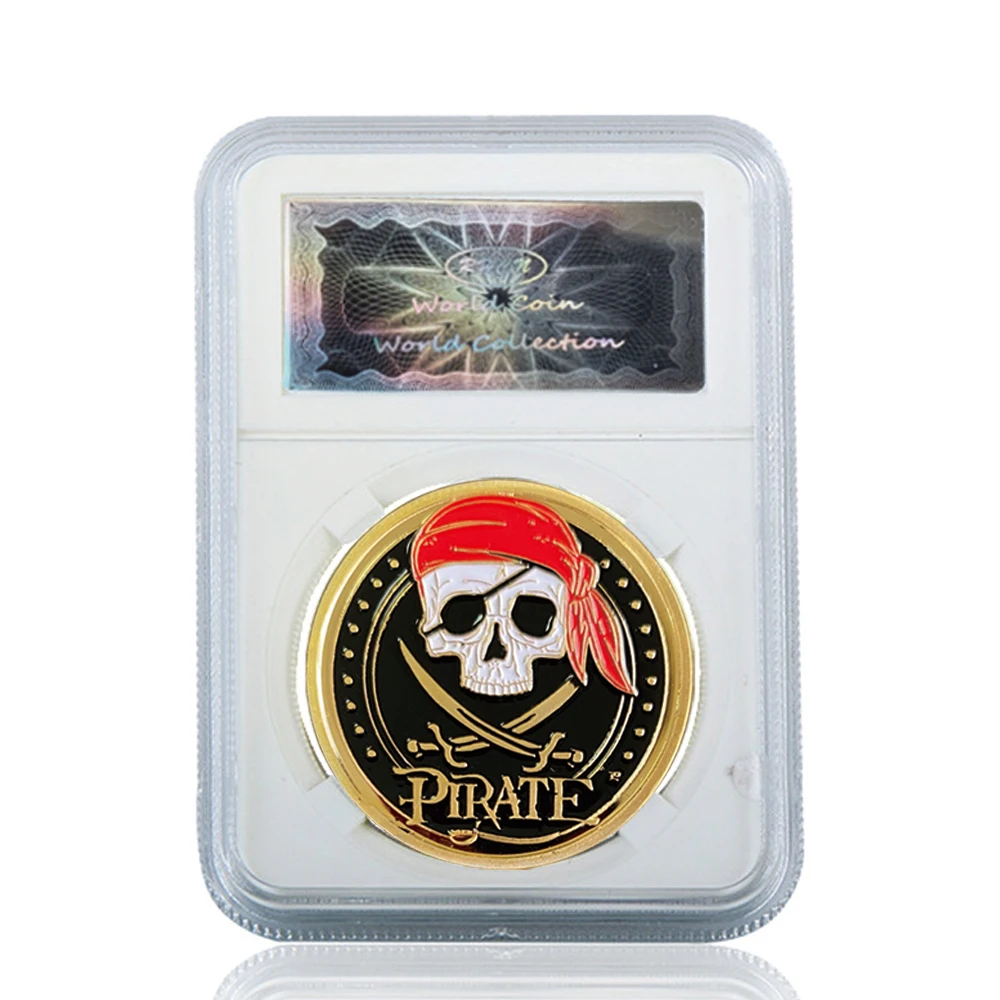 Коллекция 2021 с изображением черепа пиратской монеты золотые красочные красивые подарки для коллекции с акриловым чехлом
Коллекция 2021 с изображением черепа пиратской монеты золотые красочные красивые подарки для коллекции с акриловым чехлом