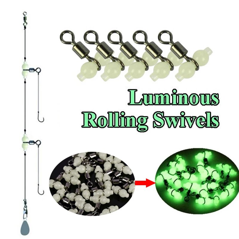10pcs Fishing Swivel Connector Bearing Rolling 3 Way T Shape Fishhook Lure Line Connector Fishing Tackle Luminous Beads
10pcs Fishing Swivel Connector Bearing Rolling 3 Way T Shape Fishhook Lure Line Connector Fishing Tackle Luminous Beads