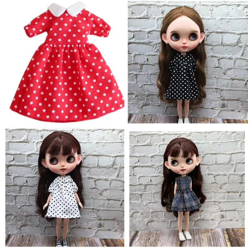New Fashion Dress For Blyth Doll Lovely And Cute Dress Doll Clothes For Barbie 1/6 Doll DIY Accessories
New Fashion Dress For Blyth Doll Lovely And Cute Dress Doll Clothes For Barbie 1/6 Doll DIY Accessories