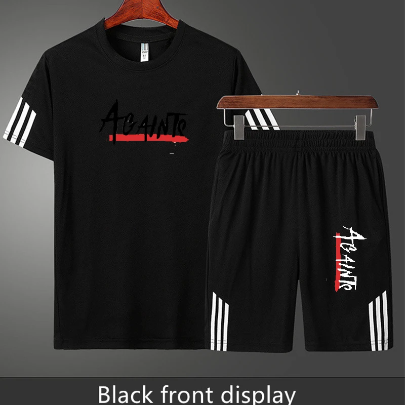 Men's Tracksuit Summer Clothes Sportswear Two Piece Set T Shirt Shorts Brand Track Clothing Male Sweatsuit Sports Suits Husband 
Men's Tracksuit Summer Clothes Sportswear Two Piece Set T Shirt Shorts Brand Track Clothing Male Sweatsuit Sports Suits Husband