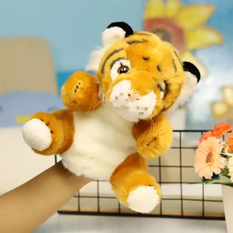 Tiger Hand Puppet Safari Stuffed Animal Jungle Plush Toys Realistic Tiger Toy for Storytelling Imaginative Play and Role-Play
Tiger Hand Puppet Safari Stuffed Animal Jungle Plush Toys Realistic Tiger Toy for Storytelling Imaginative Play and Role-Play
