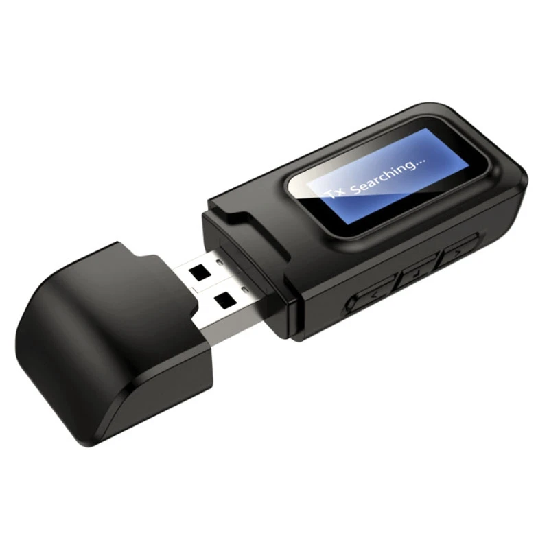 5,0 Bluetooth адаптер беспроводной ЖК-дисплей USB Bluetooth приемник музыкальный аудио передатчик для ПК ТВ автомобиля 3,5 мм AUX разъем
5,0 Bluetooth адаптер беспроводной ЖК-дисплей USB Bluetooth приемник музыкальный аудио передатчик для ПК ТВ автомобиля 3,5 мм AUX разъем