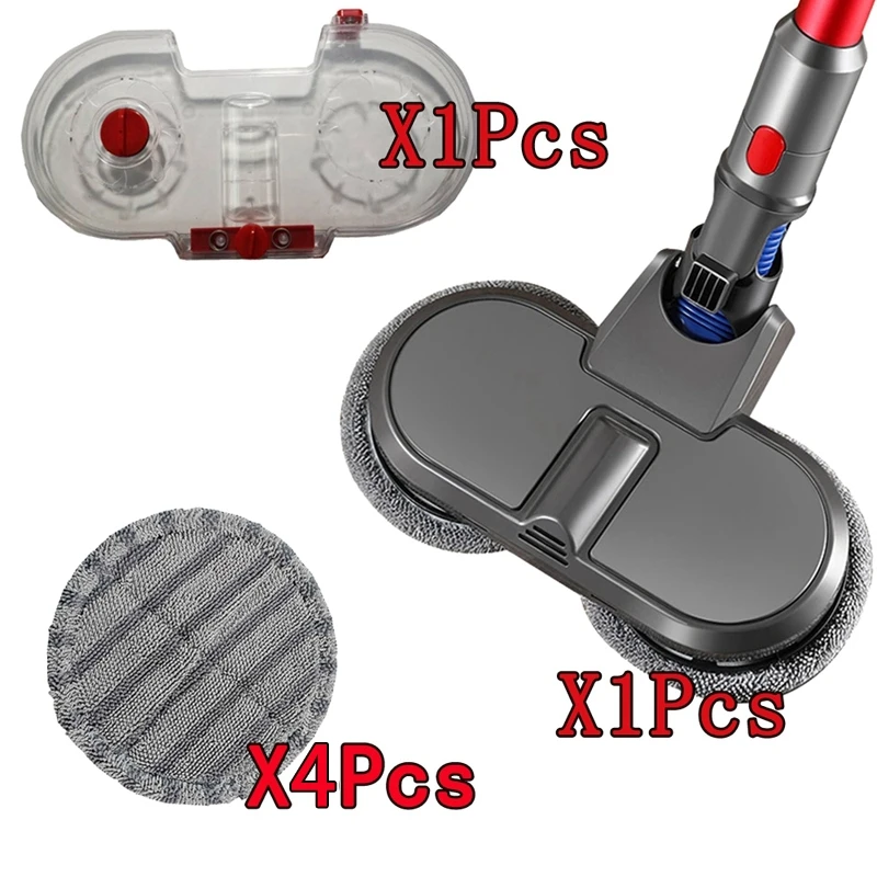 Electric Mopping Vacuum Brush and Water Tank for Dyson V7 V8 V10 V11 Replacement Parts with 4 Cleaning Cloth
Electric Mopping Vacuum Brush and Water Tank for Dyson V7 V8 V10 V11 Replacement Parts with 4 Cleaning Cloth