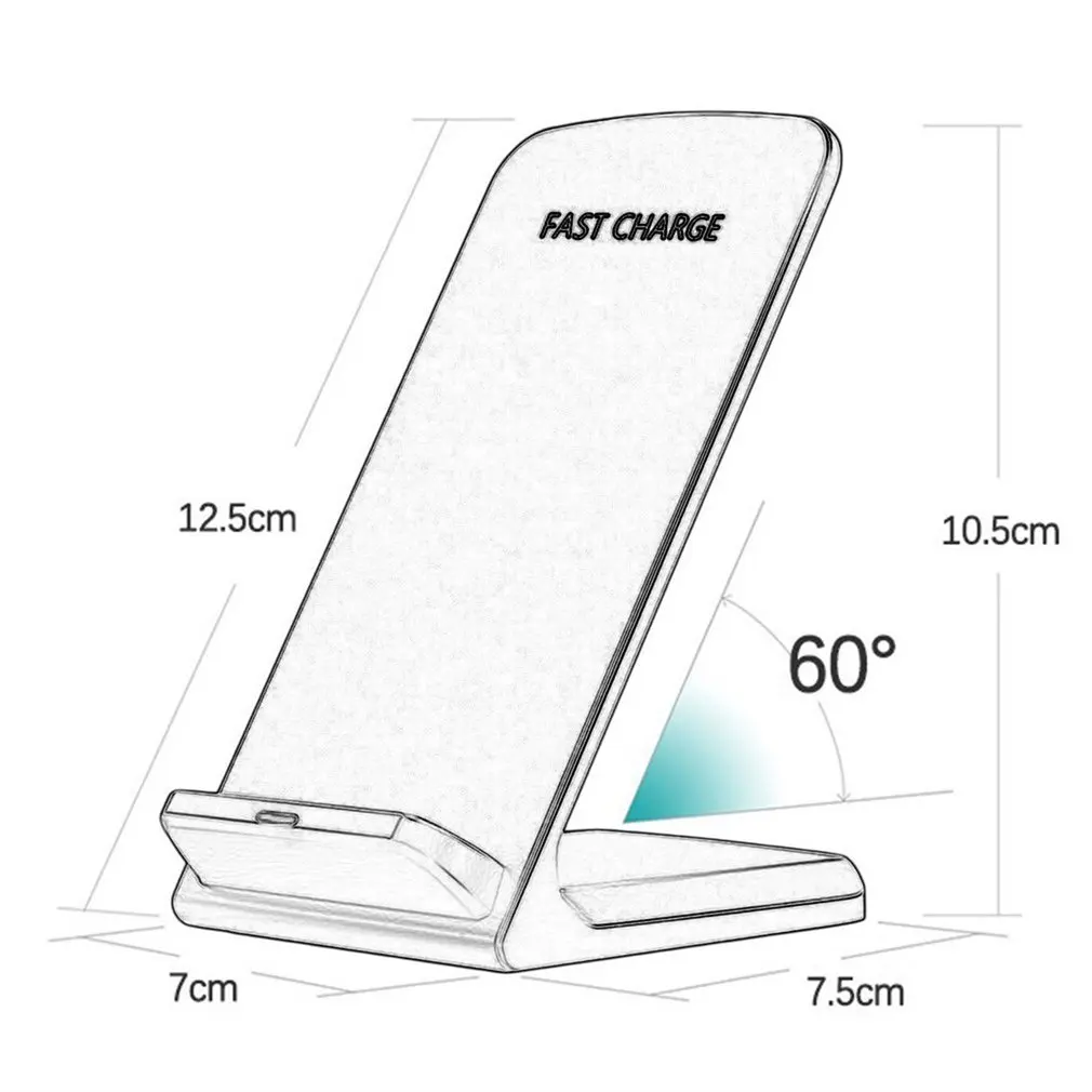 10W Portable Vertical Double Coil Wireless Charger with LED Indicator Fast Charge for Qi Standard Smart Mobile Phone
10W Portable Vertical Double Coil Wireless Charger with LED Indicator Fast Charge for Qi Standard Smart Mobile Phone