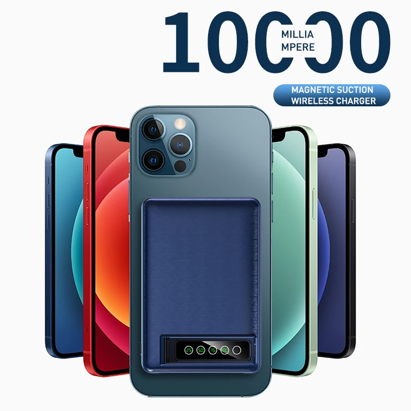 15W Mini Magnetic Power Bank For iPhone12 10000mAh Magnetic Wireless Mobile Power Bank Portable Mini Pocket External Battery
15W Mini Magnetic Power Bank For iPhone12 10000mAh Magnetic Wireless Mobile Power Bank Portable Mini Pocket External Battery