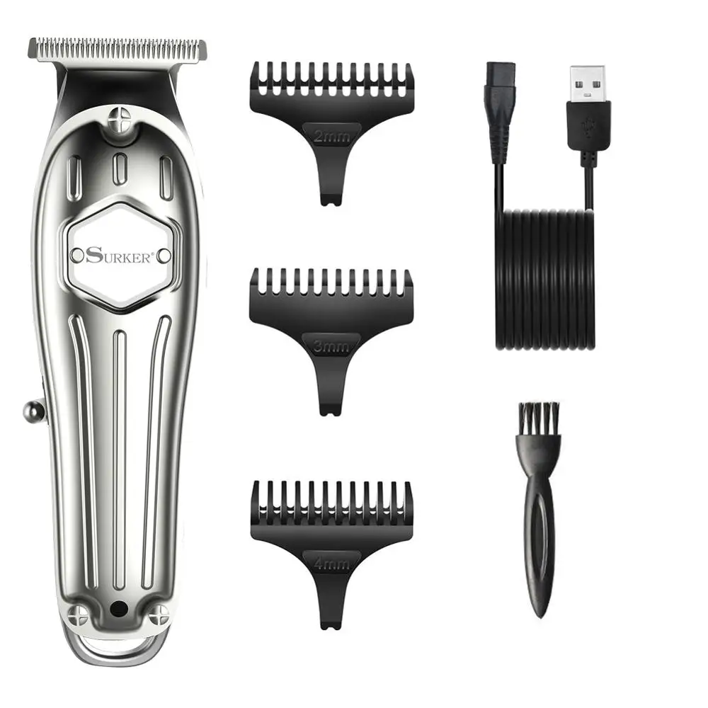 Surker Professional Hair Clippers Rechargeable Hair Cutter Razor Haircut Machine For Men Adjustable Stainless Steel Blade
Surker Professional Hair Clippers Rechargeable Hair Cutter Razor Haircut Machine For Men Adjustable Stainless Steel Blade