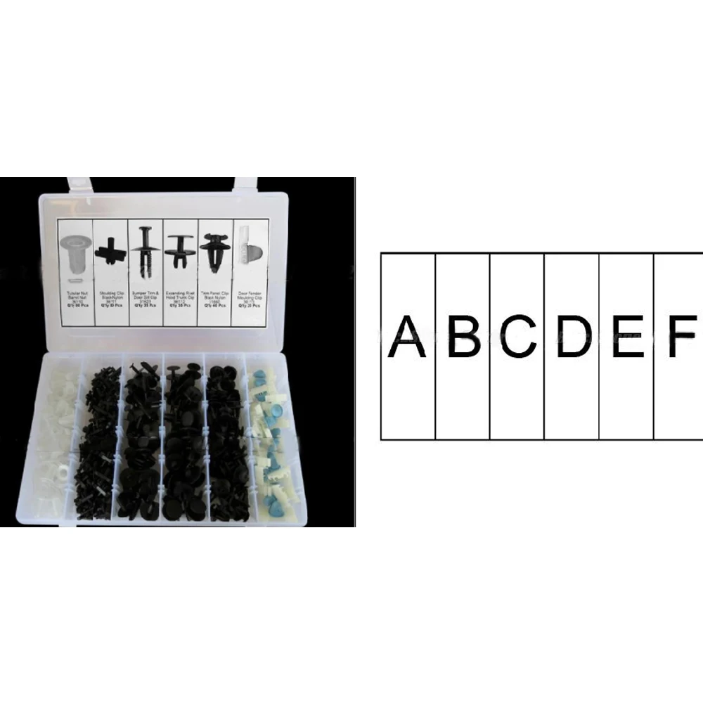 Durable And Practical 290Pcs Plastic Rivets Fasteners Retainer Clip Assortment Assorted Color for BMW
Durable And Practical 290Pcs Plastic Rivets Fasteners Retainer Clip Assortment Assorted Color for BMW