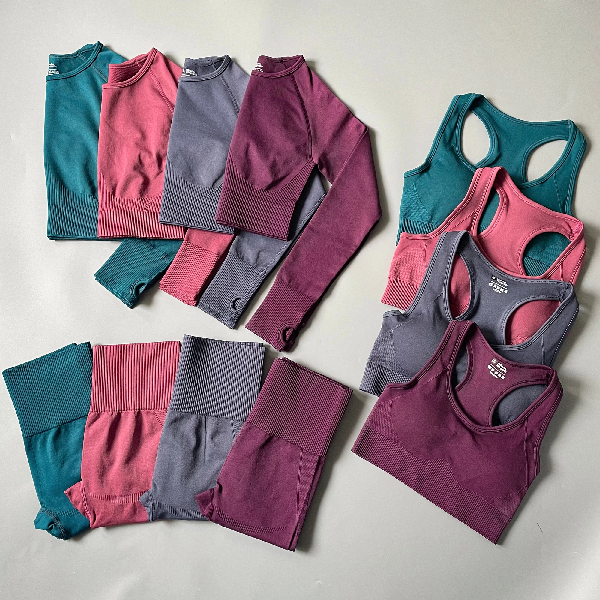 2/3/4PCS Seamless Women Yoga Set Workout Sportswear Gym Clothes Fitness Long Sleeve Crop Top High Waist Leggings Sports Suit2021
2/3/4PCS Seamless Women Yoga Set Workout Sportswear Gym Clothes Fitness Long Sleeve Crop Top High Waist Leggings Sports Suit2021