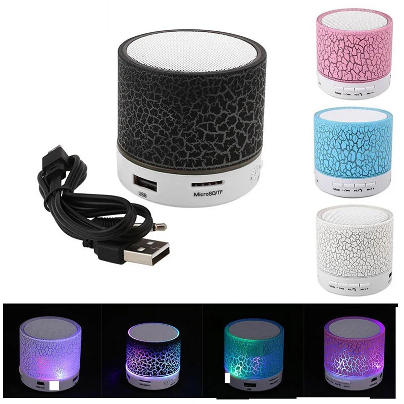 Mini LED Portable Speakers Wireless Speaker With TF Mic Bluetooth-compatible Music For Phone
Mini LED Portable Speakers Wireless Speaker With TF Mic Bluetooth-compatible Music For Phone