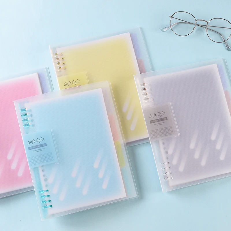 Cute Stationery PP Shell Loose Leaf Book B5 A4 Removable Core Planner 8 Rings Light Color 40 Sheets Detachable Binder Notebook
Cute Stationery PP Shell Loose Leaf Book B5 A4 Removable Core Planner 8 Rings Light Color 40 Sheets Detachable Binder Notebook