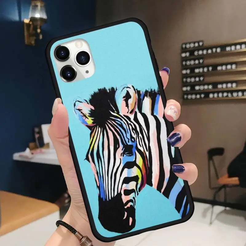 Colorful zebra stripes Phone Case for iPhone 11 12 pro XS MAX 8 7 6 6S Plus X 5S SE 2020 XR Soft silicone Funda shell capa
Colorful zebra stripes Phone Case for iPhone 11 12 pro XS MAX 8 7 6 6S Plus X 5S SE 2020 XR Soft silicone Funda shell capa