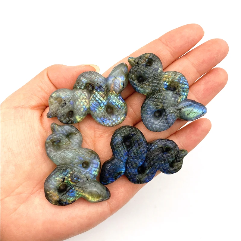 Beautiful 1PC Natural Labradorite Snake Hand Carved High Quality Flashing Crystals Beautiful Gemstone Natural Quartz Crystals
Beautiful 1PC Natural Labradorite Snake Hand Carved High Quality Flashing Crystals Beautiful Gemstone Natural Quartz Crystals