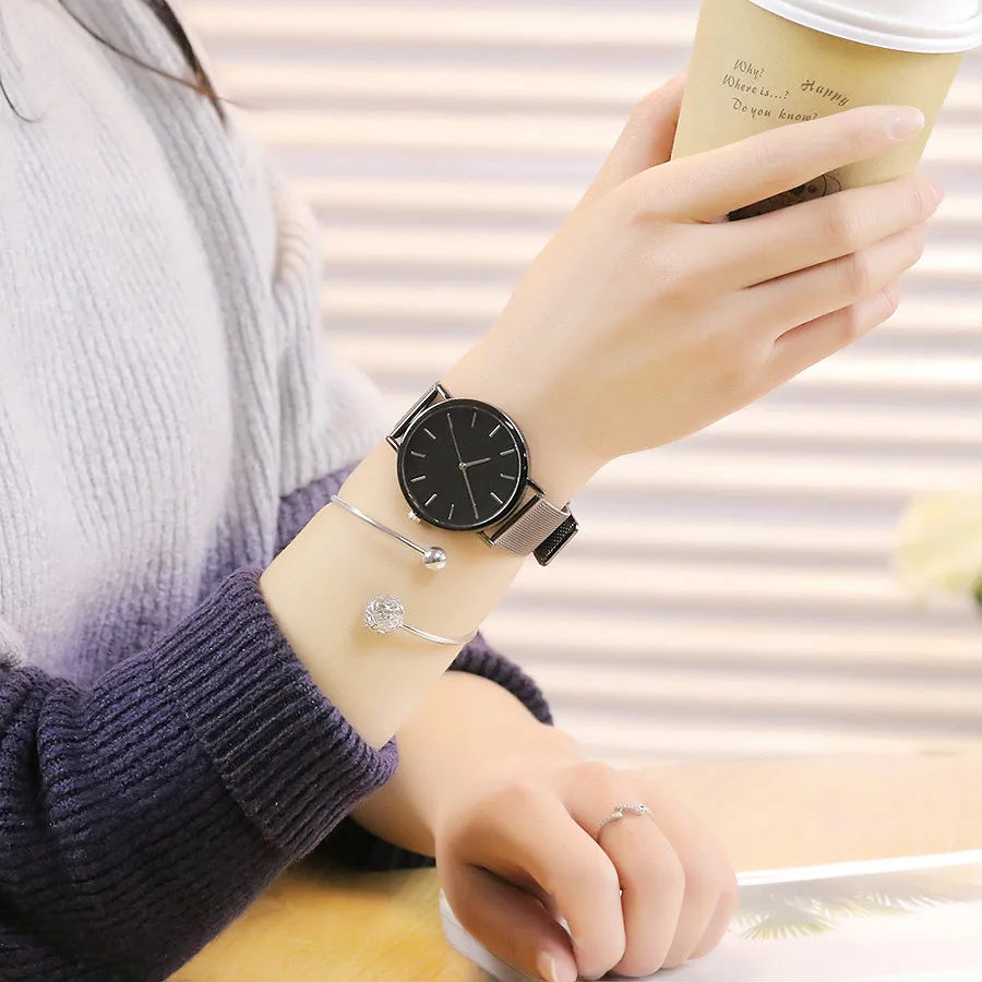 Casual Women's Wristwatch Fashion Quartz Stainless Steel Band Marble Strap Watch Christmas Gift Orologio Donna Relogio Feminino
Casual Women's Wristwatch Fashion Quartz Stainless Steel Band Marble Strap Watch Christmas Gift Orologio Donna Relogio Feminino
