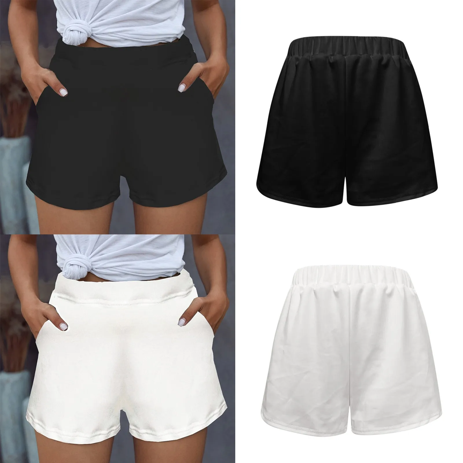 Summer Short Cotton Linen Women Shorts New Fashion Wide Leg Trousers Casual Loose Plus Size Elastic Wasit Shorts
Summer Short Cotton Linen Women Shorts New Fashion Wide Leg Trousers Casual Loose Plus Size Elastic Wasit Shorts