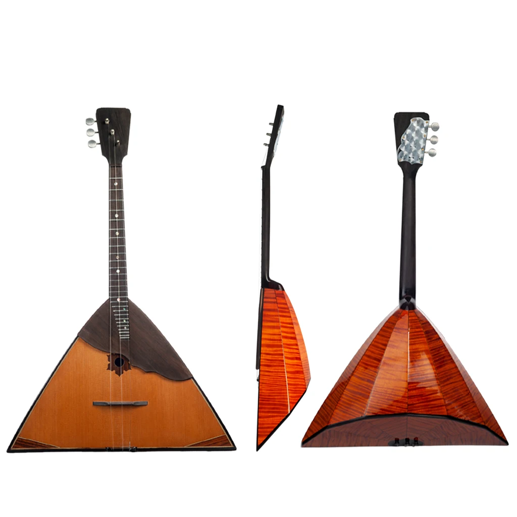 NAOMI Russian Music Instrument Balalaika Spruce Triangular Shape 3 Strings Music Instrument
NAOMI Russian Music Instrument Balalaika Spruce Triangular Shape 3 Strings Music Instrument